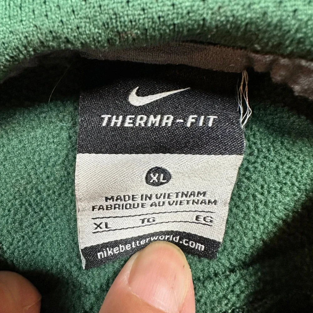 Nike Oregon Ducks Therma-FIT Hoodie Mens XL Green Yellow Pullover 29539X-OD1